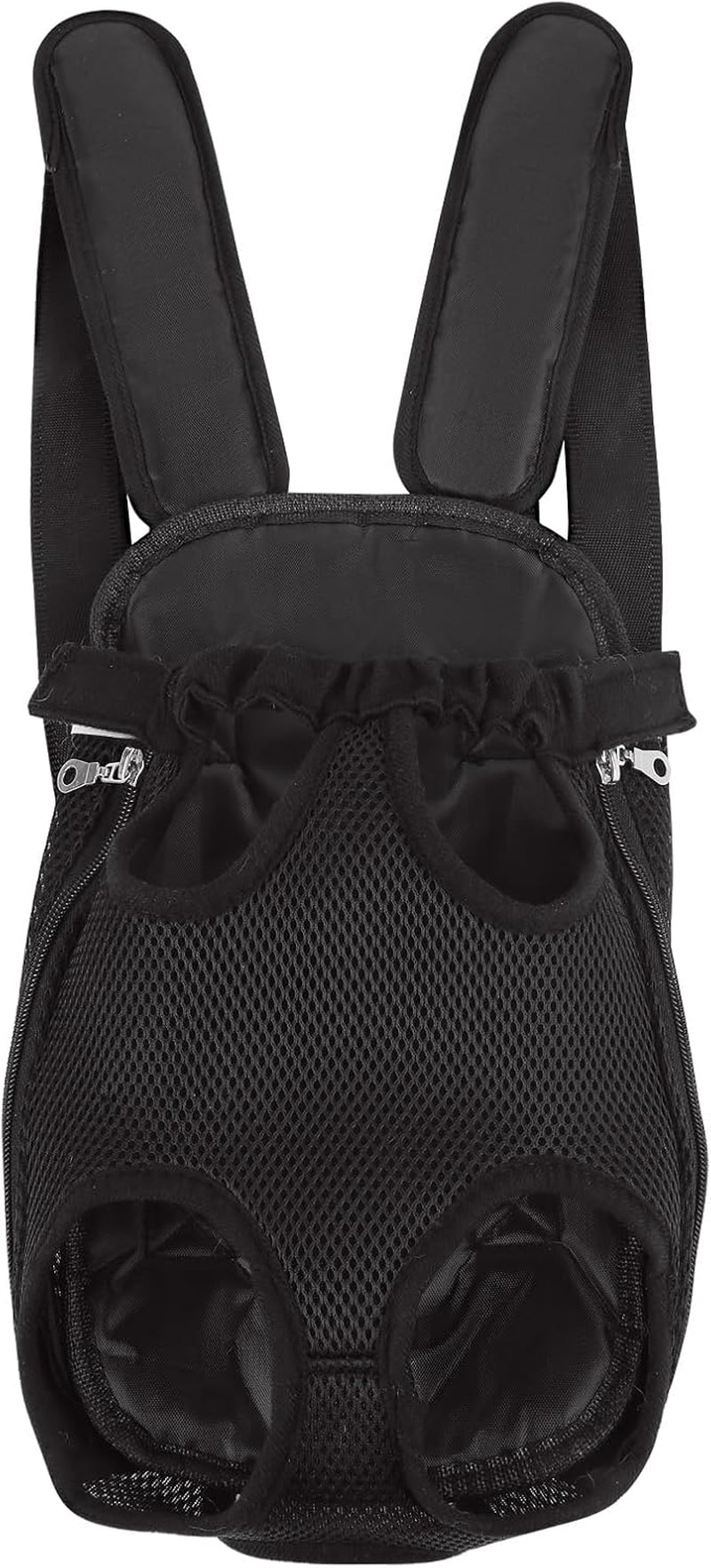 Dog Backpack Carrier, Adjustable Pet Cat Dog Front Carriers Back Pack, Dog Travel Bag, Dog Chest Carrier,Dog Carriers for Dmall Dogs, Cat Sling, Carrying Backpack, XL, Black
