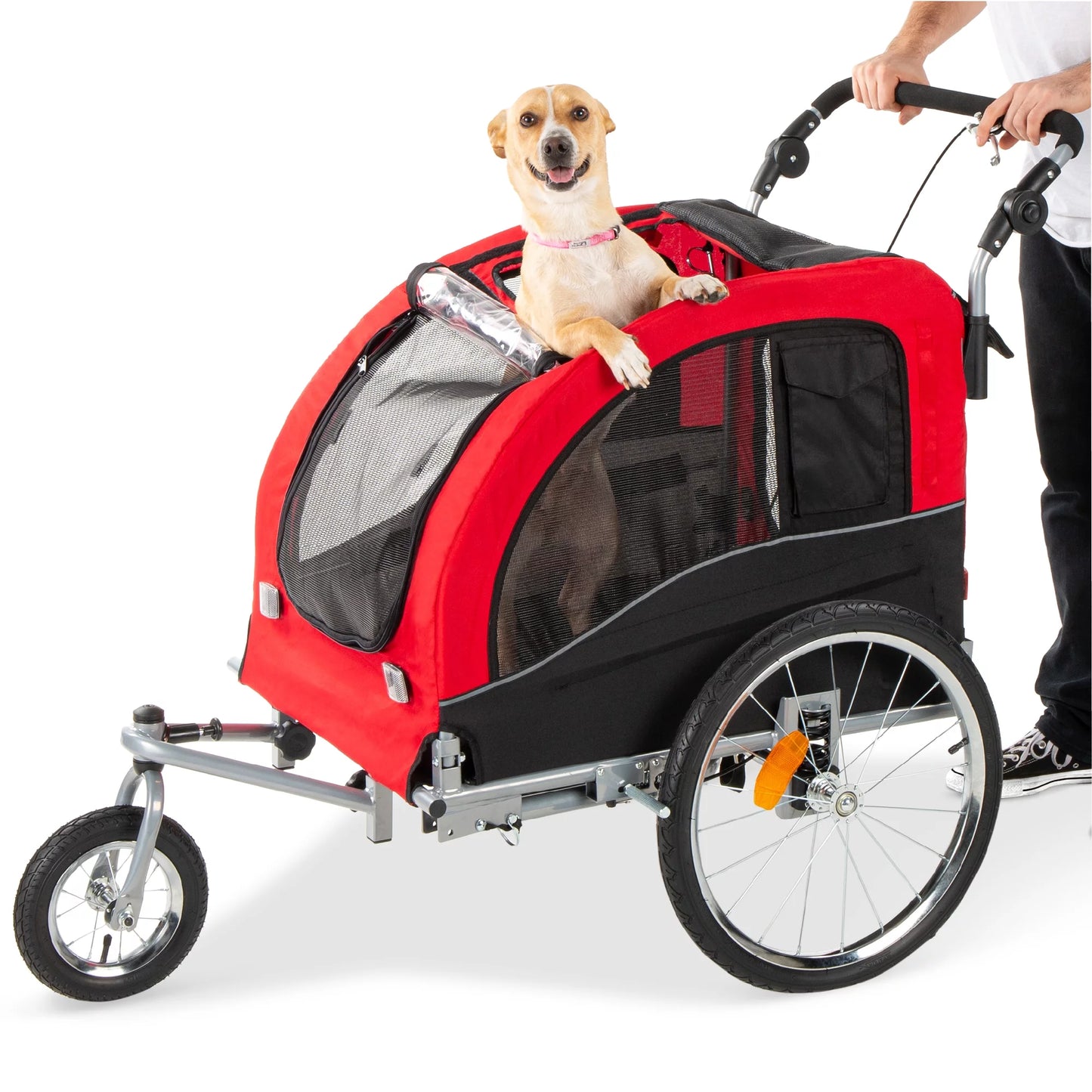 Transform Your Adventures with the Ultimate 2-in-1 Dog Bike Trailer and Pet Stroller