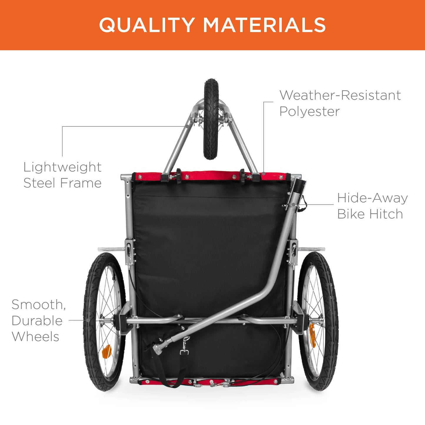 Transform Your Adventures with the Ultimate 2-in-1 Dog Bike Trailer and Pet Stroller
