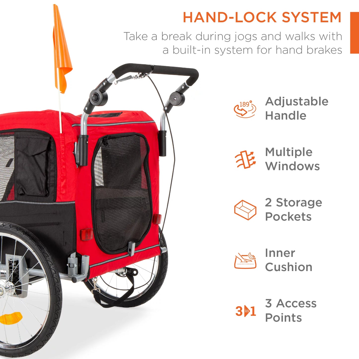 Transform Your Adventures with the Ultimate 2-in-1 Dog Bike Trailer and Pet Stroller