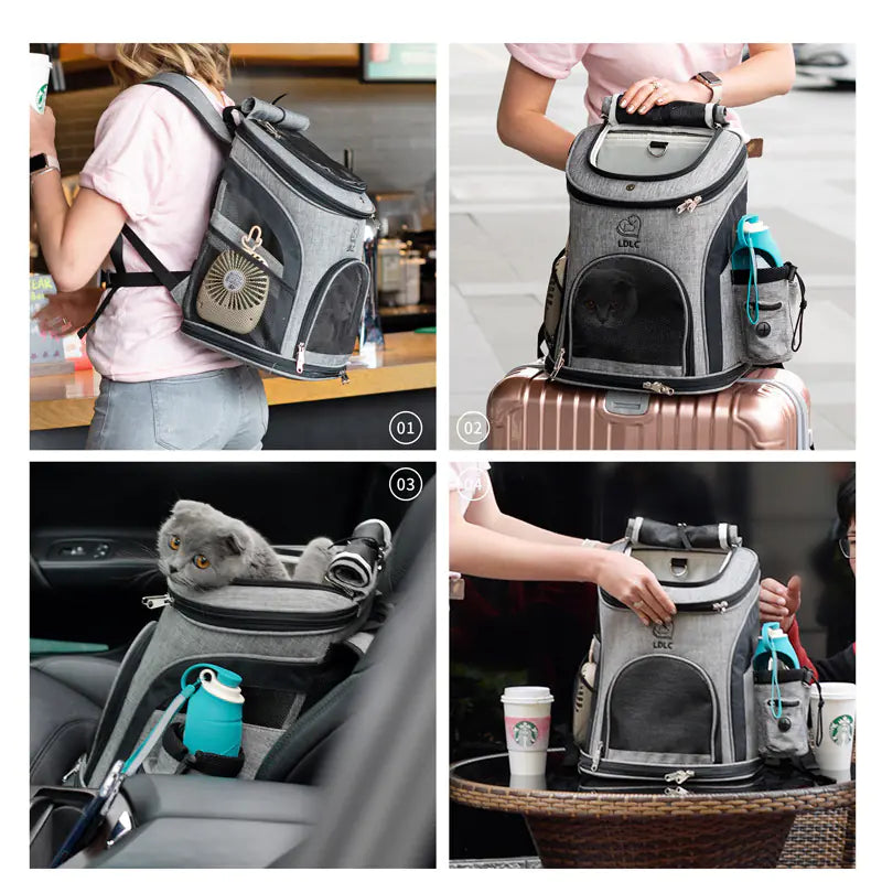 Breathable Pet Backpack for Small Pets