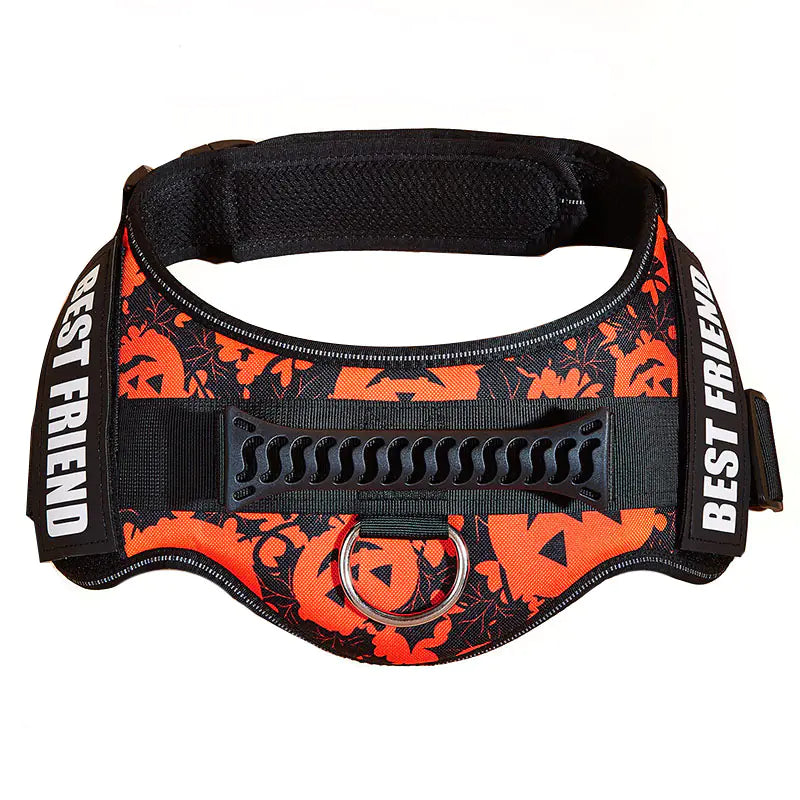 Large Dog Chest Harness with Collars and Lead Rope