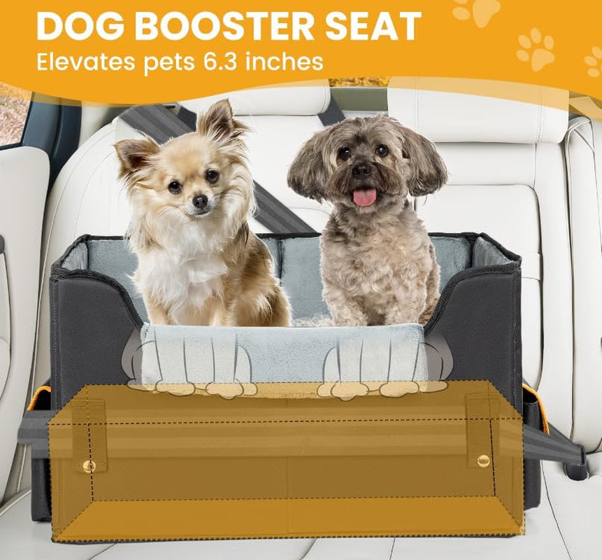 Elevate Your Pet's Travel Experience with Our Adjustable Dog Booster Car Seat for Small Dogs
