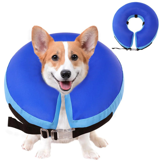 SAWMONG Comfort Inflatable Large Dog Recovery Collar