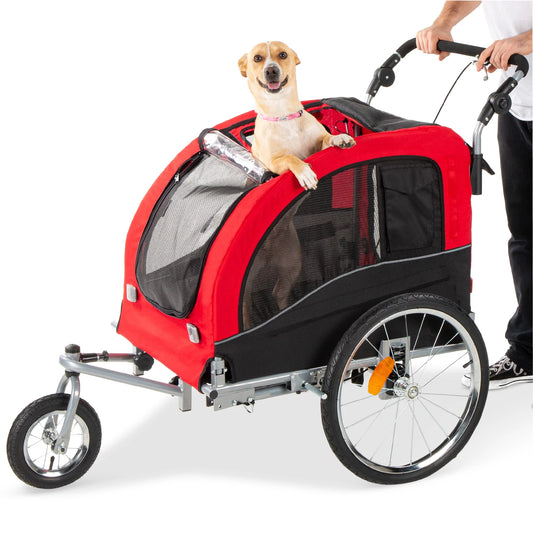 Transform Your Adventures with the Ultimate 2-in-1 Dog Bike Trailer and Pet Stroller