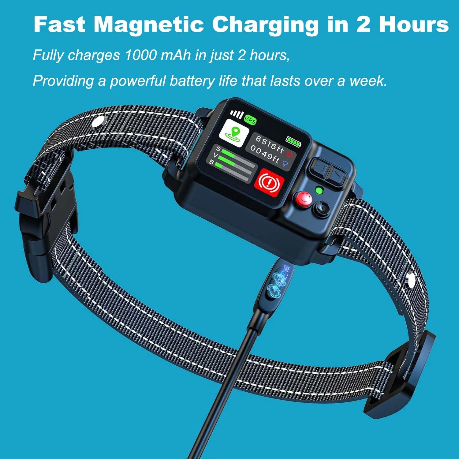 Ultimate GPS Wireless Dog Fence System - Waterproof Electric Collar with 3 Training Modes & 15-2200 Yards Range for Safe Outdoor Containment
