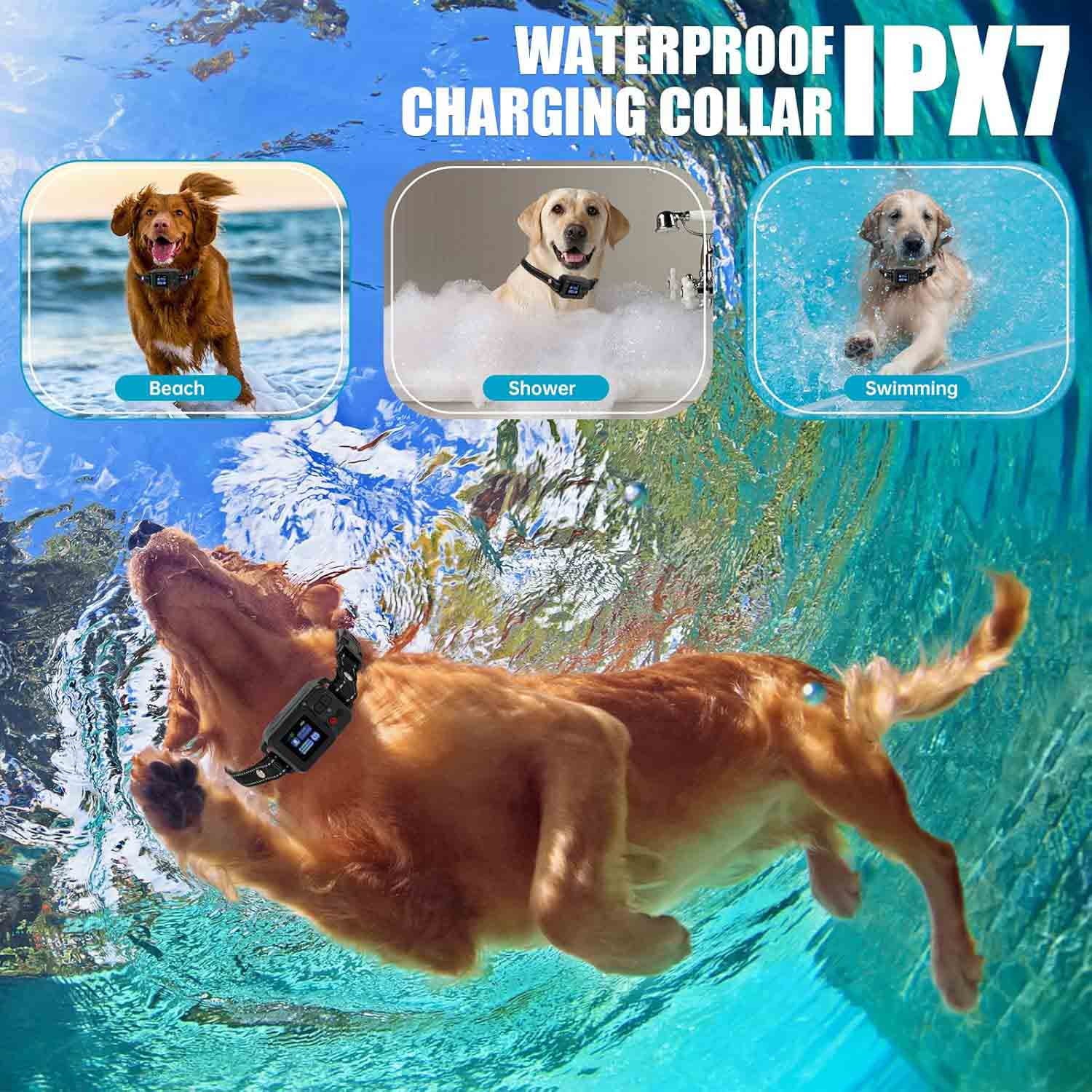 Ultimate GPS Wireless Dog Fence System - Waterproof Electric Collar with 3 Training Modes & 15-2200 Yards Range for Safe Outdoor Containment