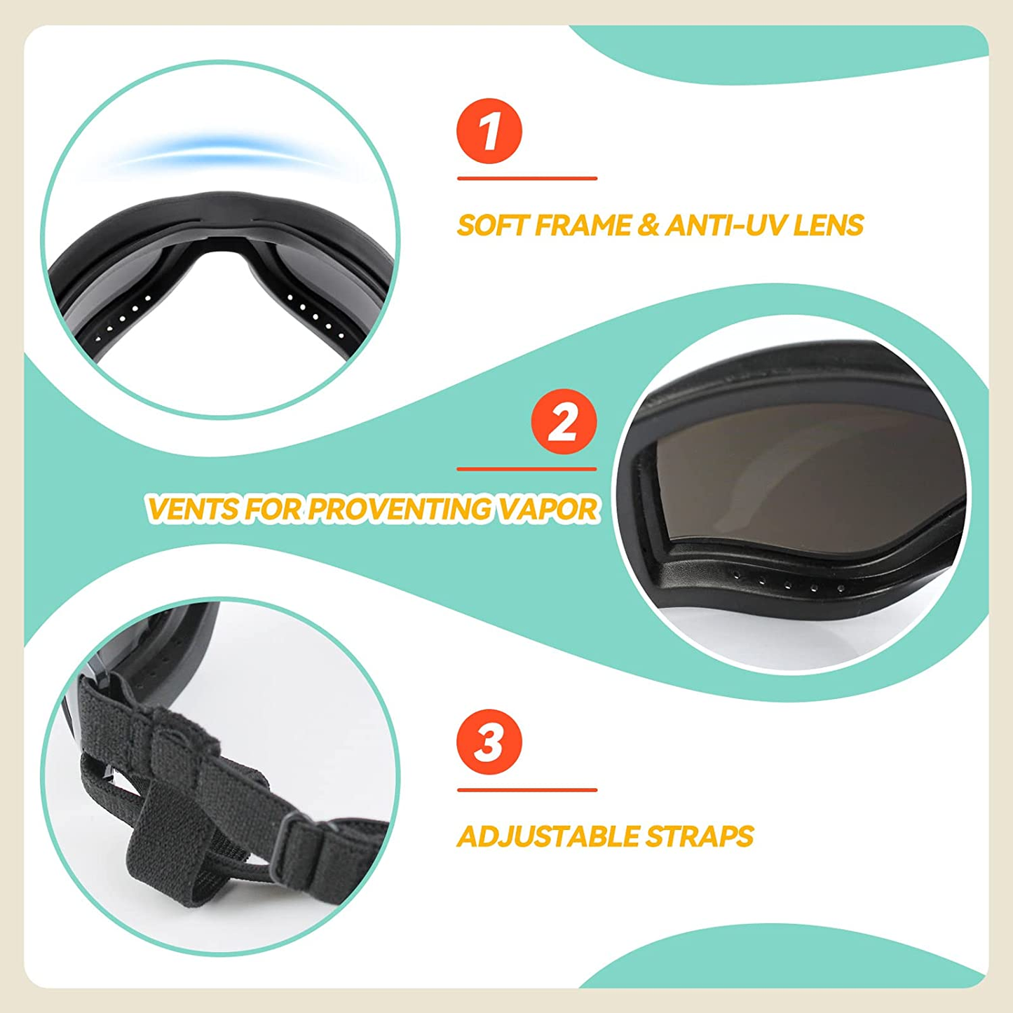 Dog Goggles for Large Breeds: Stylish Sunglasses for Your Pooch's Windy Adventures!