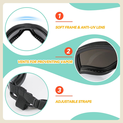 Dog Goggles for Large Breeds: Stylish Sunglasses for Your Pooch's Windy Adventures!